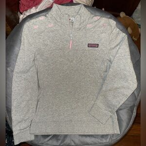Vineyard Vines Gray Quarter-Zip